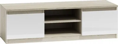 Obrázek produktu pro TV skříňka s nízkou deskou TV skříňka TV nábytek TV stolek Sonoma bílá, barva:Sonoma bílá, velikost:120cm