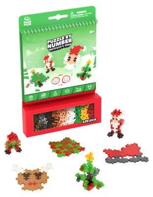 Image de PLUS-PLUS 125 : Blocs de construction créatifs, puzzle de Noël
