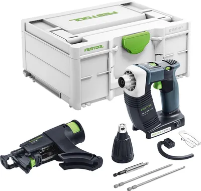 Produktbild von Festool DURADRIVE DWC 18-4500 Basic, Elektrischer Schraubendreher, Pistolengriff, 1/4", Schwarz, Blau, 4500 RPM, 5 Nm
