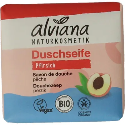 Productafbeelding van Alviana Douchezeep Bodywash Bar Perzik (100 gr)