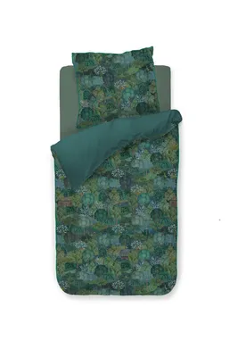 Produktbild von PiP Studio Bettwäsche, Dunkelblau, 135x200+80x80, Jardin de Noche, 100% Baumwolle, Wendeoptik, Öko-Tex Standard 100, Pflegeleicht, 2-teilig