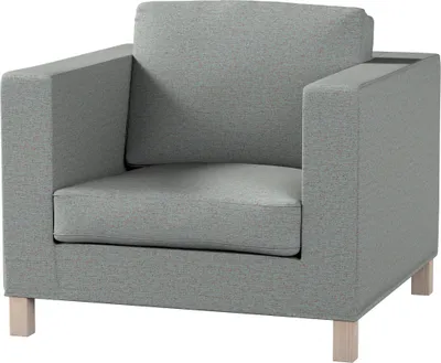 Produktbild von Dekoria Bezug für Karlanda Sessel, kurz, blau, Bezug für Karlanda Sessel