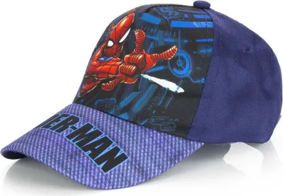 Produktbild von Marvel SPIDERMAN Jungen Kappe Hut Mütze Basecap blau Gr.54