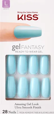 Produktbild von Kiss | Künstliche Nägel Maniküre-fertig, 28 Stück, blaue nails