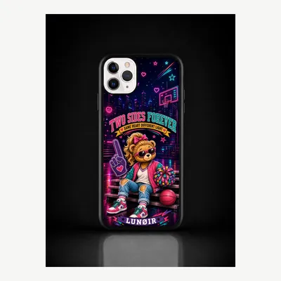Imagen del producto de Funda para iPhone 11 Pro, carcasa protectora con diseño "Dualidad" – LUNØIR ©