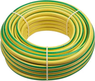 Produktbild von Gartenschlauch - Flexibel und Strapazierfähig - 40 Meter - Gelb mit Grünen Streifen