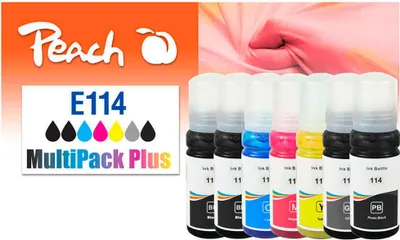 Produktbild von Peach Patrone Epson CISS 114 MutliPack Plus remanufactured
