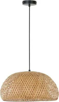 Produktbild von Light & Living - Hängeleuchte Timeo - Bambus - Ø44cm Hängelampe - Esstischlampe - Wohnzimmerlampe - Schlafzimmerlampe - Wohnzimmer