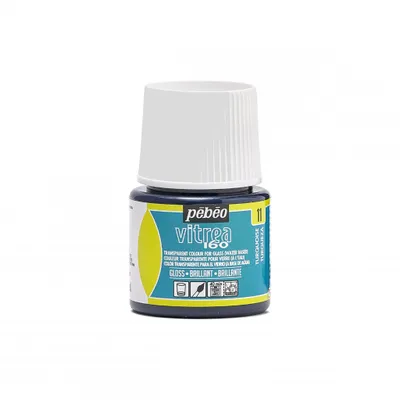 Obrázek produktu pro Pebeo Vitrea 160 barva na sklo, 45 ml, 11 lesklá tyrkysová