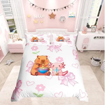 Immagine prodotto di Copripiumino rosa per bambini e bambine