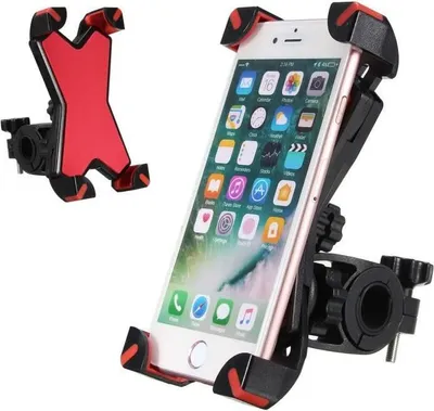 Produktbild von Universelle Halterung für iPhone, GPS-Geräte und Mountainbike-/Motorradlenker, kompatibel mit Smartphones von 3,5 bis 7 Zoll