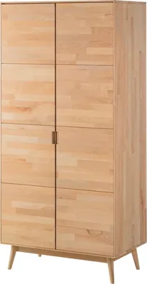 Produktbild von home24 Drehtürenschrank - Buche Massiv