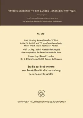 Zdjęcie produktu dla Studie zur Probenahme von Rohstoffen für die Herstellung feuerfester Baustoffe