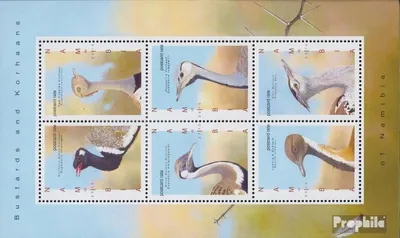 Produktbild von Briefmarken Namibia - Südwestafrika 2010 Mi 1346-1351 Kleinbogen (kompl.Ausg.) postfrisch Trappen