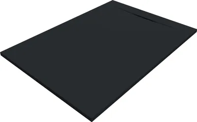 Produktbild von SANYCCES SIENA Rechteckige Duschwanne SanyDur Gel Coat 90 x70 cm, schwarz