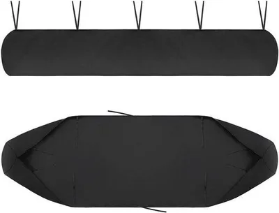 Produktbild von Luifelhoes 420D Oxford - UV-Schutz - wasserdicht - Winterbeschutzung - für Terrasse-Möbel (35 m schwarz)