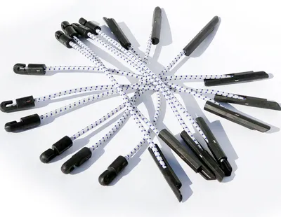 Produktbild von 30 x Gummispanner mit Verschluss 330 mm
