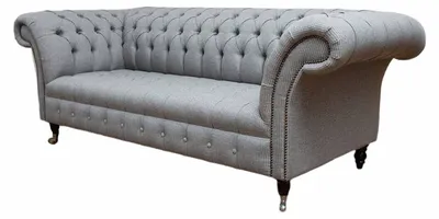Produktbild von Chesterfield 3 Sitzer Sofa Grau Design Couchen Polster Sofas Couchen