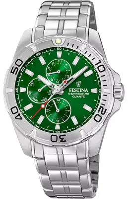 Produktbild von Festina Herren Uhr Luxus Edelstahl Armbanduhr silber UF20445/7