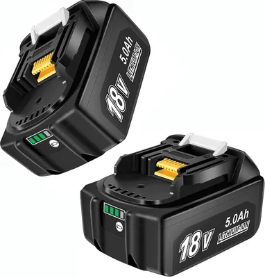 2er-Pack 18V 5,0Ah Akku für Elektrowerkzeuge