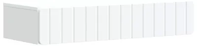 Image de Table d'appoint murale Blanc 87,5 x 34,5 x 17 cm