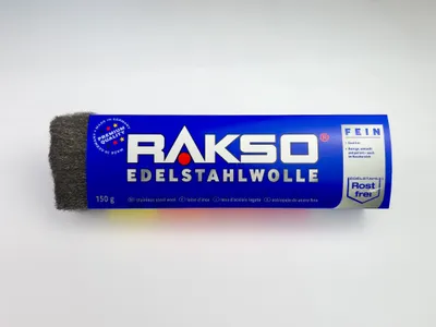Produktbild von RAKSO Edelstahlwolle 150 g, Sorte: fein