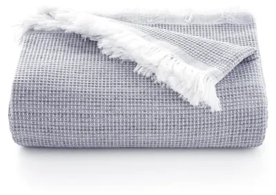 Produktbild von Vielseitige Tagesdecke für Bett und Sofa, grau, 180 x 140 cm