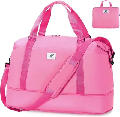 Immagine prodotto di Borsa da viaggio impermeabile, rosa, bagaglio a mano, borsa da palestra, trolley