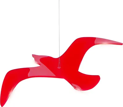 Immagine prodotto di Uccello di luce magica "Wing", 18 cm, rosso, curvo
