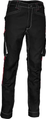 Produktbild von Profi Arbeitshose Cofra MONTIJO schwarz/rot 44