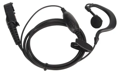 Obrázok produktu pre Slúchadlá s mikrofónom v tvare "G", integrovaná súprava pre obojsmernú rádiovú komunikáciu (walkie-talkie) určená pre modely Motorola XIR P6600, P6620, E8608, E8668, MTP3100, 3150, XPR3300