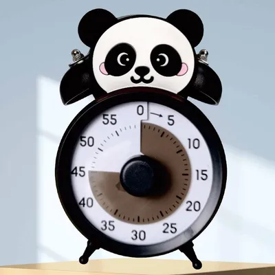 Produktbild von Visueller Timer 60 Minuten Countdown Timer für Kinder und Erwachsene Leiser Kurzzeitmesser  Werkzeug für Zuhause Schule Büro