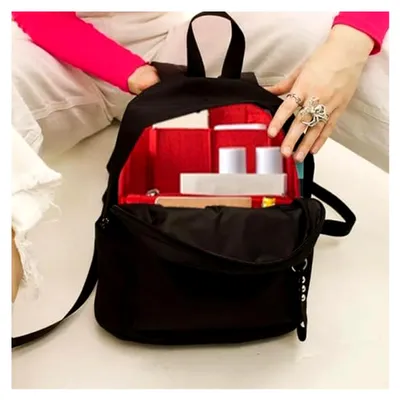 Produktbild von Rucksack Organizer für Reisen - Tragbarer Aufbewahrungseinsatz aus Filz, Mehrfachfach-Tasche