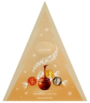 Image de Lindt LINDOR pralines Mix - Arbre de Noël 125 g