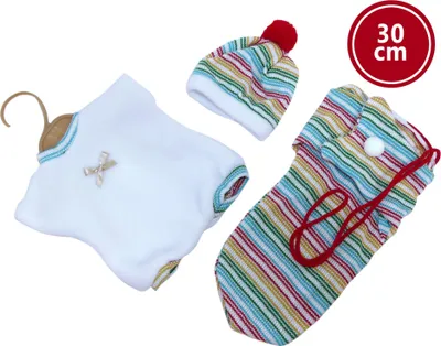 Obrázek produktu pro Llorens M30-008 obleček pro panenku miminko velikosti 30 cm