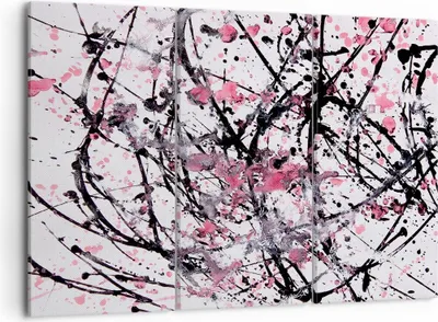 Produktbild von Bild auf Leinwand - Leinwandbild - Abstraktion modern - 105x70cm - Wand Bild - Wanddeko - Leinwanddruck - Bilder - Kunstdruck - Wanddekoration - Leinwand bilder - Wandkunst - CE105x70-3891