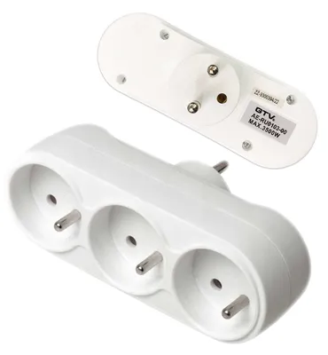 Image de Éclat à trois voies de voleur électrique 3x2P+Z