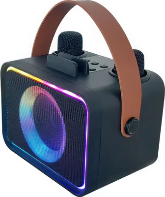 Produktbild von Party-Lautsprecher,Mikrofon-Musikbox, 6 Lichteffekte, Bluetooth 5.3, drahtloses Soundsystem für Fernseher, Computer und Heimkinos.