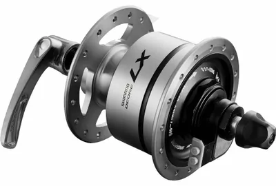 Produktbild von Fahrrad Nabenynamo Shimano LX DH-T670 3N Schnellspanner 32 Loch Nabe vorn grau