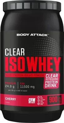 Zdjęcie produktu dla Body Attack Clear Iso-Whey 900g Cherry