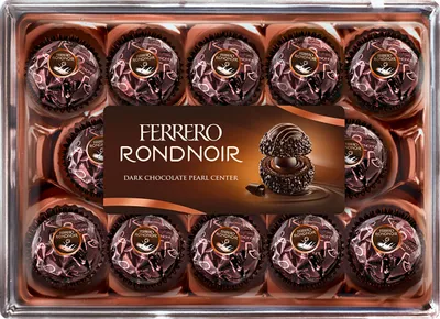 Produktbild von Ferrero Rocher Rondnoir Pralinen Zartbitterschokolade 138g 3er Pack