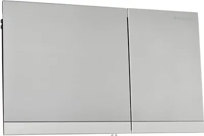 Produktbild von Geberit Betätigungsplatte Sigma60 Chrom gebürstet Fertigbauset 115 x 1, 115.796.GH.1