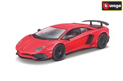 Obrázek produktu pro BBURAGO Lamborghini Aventador SV Coupé, Model supersportovního automobilu, Sestavený, 1:24, Lamborghini Aventador SV Coupé, Jakékoliv pohlaví, Kov, Plast