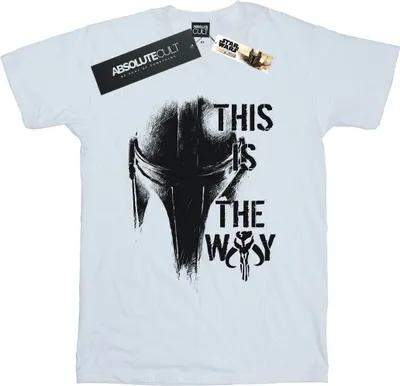 Produktbild von Star Wars - "The Mandalorian The Way" T-Shirt für Herren BI47217 (3XL) (Weiß)