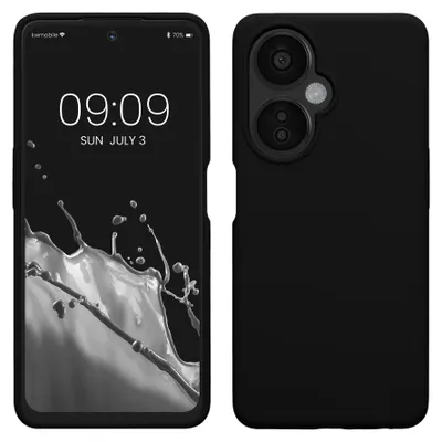 Produktbild von kwmobile Handyhülle für OnePlus Nord CE 3 Lite 5G / Nord N30 5G Hülle - Case Silikon - Kabelloses Laden - Schutzhülle Cover in Schwarz