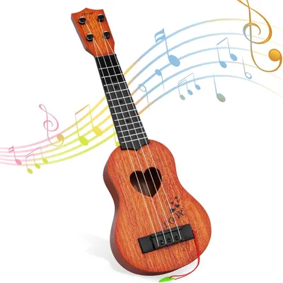 Imagen del producto de Ukelele para niños, tamaño mini, ideal para edades de 3 a 5 años, instrumento musical para niños