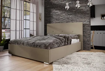 Obrázok produktu pre Manželská posteľ 140x200 FLEK 2 - béžová