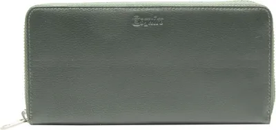 Immagine prodotto di Esquire Pelle portafoglio Viktoria Zip Around Wallet Green verde scuro