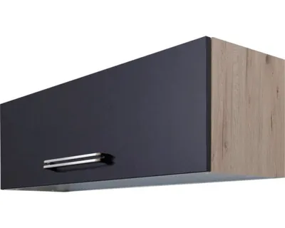 Obrázek produktu pro Kuchyňská skříňka horní s vyklápěcími dvířky Flex Well Santo 100 x 32 x 32 cm antracit matný san remo dub světlý matný