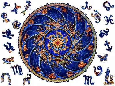Image de Puzzle-peinture pour adultes Mandala Signes du Zodiaque L